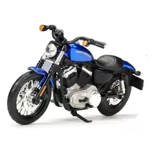 Harley 2012 Xl 1200n Nightster Azul S37 1/18 Maisto