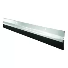 Zocalo Burlete Para Puerta De Aluminio Con Goma 80 Cms - La