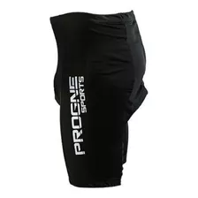 Bermuda Short Acolchoada Compressão- Esportes-proteção Uv-50