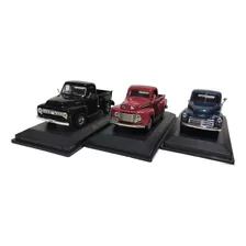 3 Miniaturas Ford F100 1953 / F1 1948 / Gmc 1950- Lote 1/43