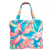 Bolsa Feminina Free Surf Botânica Estampada 122202117 Cor Estampa-turquesa