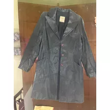 Campera De Cuero De Vaca Marca Tascani Talle M De Mujer