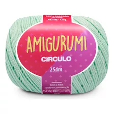 Linha Fio Amigurumi 125g 254m 100% Algodão 2204 Verde Candy