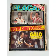 Revista Placar Mengão Atropela Bangu Arrasador Nº704 1983