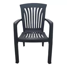 Sillon Silla De Jardin Plastica Reforzada Exterior Kansas