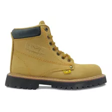 Bota Miel Nobuck Hombre Caballero Trabajo Pma Industriales