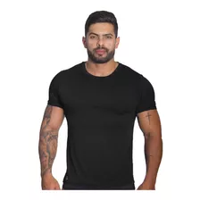 Camiseta Masculina Manga Curta Fit Easy Polo State Preto