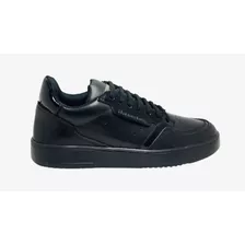 Zapatilla Hombre Bs Vestir Negra / Charol Zapato Donny Cuero