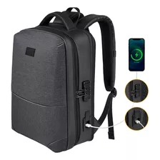 Mochila Antirrobo Para Computadora Portátil De 15,6 Pulgadas