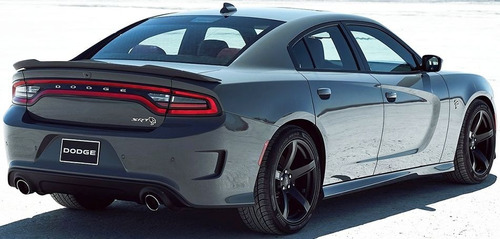 Emblema Srt Hellcat Dodge Charger Autoadherible Negro Foto 4