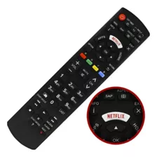 Controle Remoto Compatível Tv Panasonic Netflix Tc-40cs600b