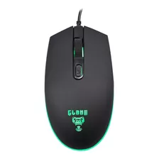 Mouse Gamer Clanm Cl-mj003 Usb Led Rainbow Preto