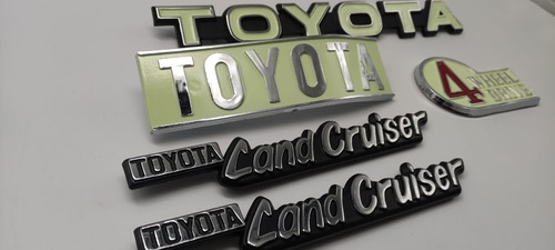 Set De Emblemas Toyota Fj40 Foto 3