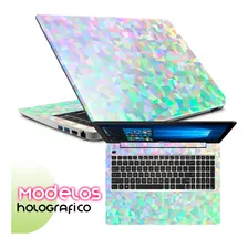 Skin Adhesivo Para Laptop Modelos Holografico Decora 