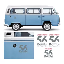 Vw Kombi 56 Anos Last Edition Adesivos Kit Com 3