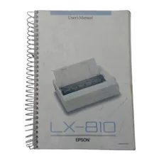 Manual Para Epson Lx 810 En Ingles