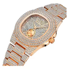 Reloj De Cuarzo Pintime Con Forma De Estrella Y Diamantes