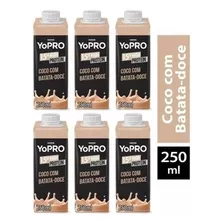 Kit C/ 6 Coco Com Batata-doce Zero Lactose Yopro 15g High