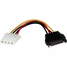 Cable Startech 15cm Adaptador Molex Lp4 A Sata Hembra-macho