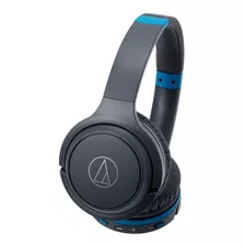 Audio Technica Ath-s200bt Auricular Cerrado Bluetooth Microf Color Azul