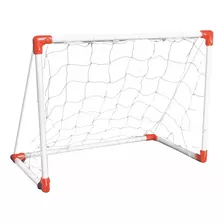 Arco Futbol Metalico Grande 160x120x70cm Mi Cielo Azul