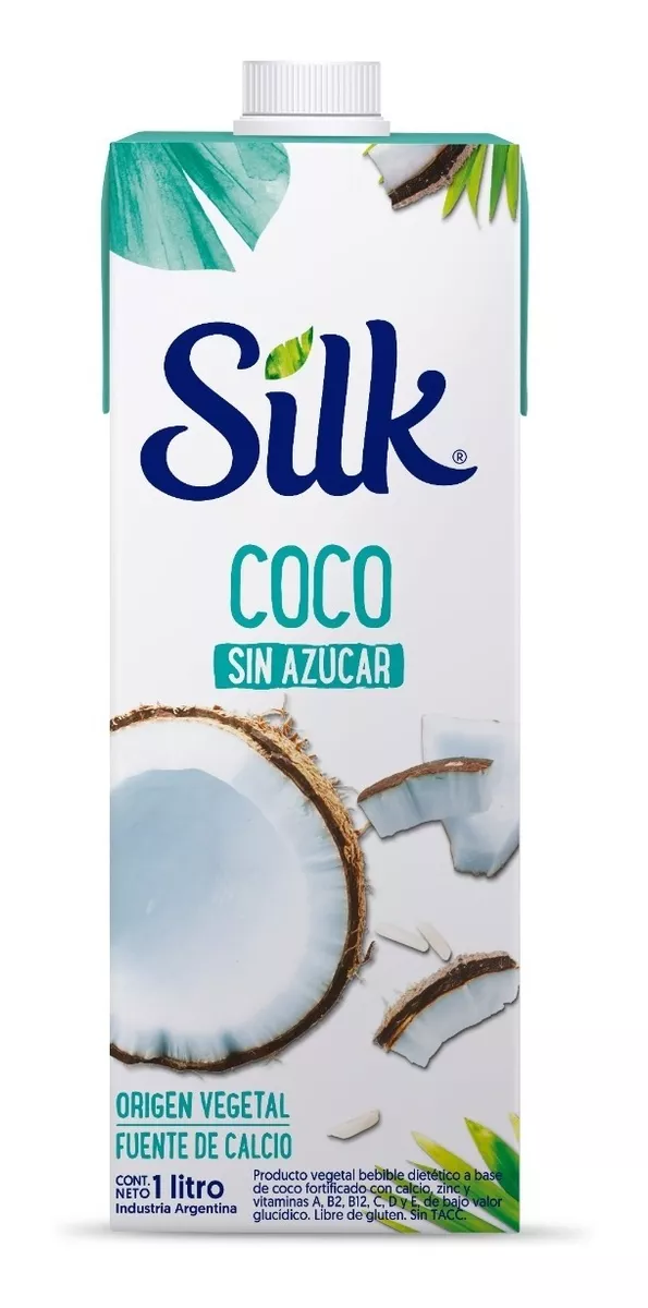 Leche Silk Coco Sin Azucar X 1l