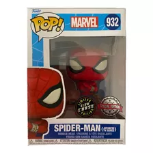 Funko Pop Marvel 932 Supaidaman Spiderman Japones Glow Chase