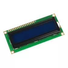 Display Lcd 16x2 5v Hd44780 Backlight Azul E Letras Brancas