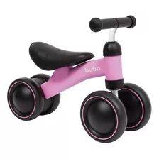 Bicicleta De Equilíbrio 4 Rodas Infantil Sem Pedal Rosa