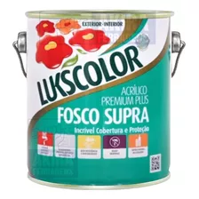 Tinta Acrilica Supra Lukscolor 3,6 Premium Plus Branco Fosco