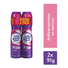 Lady Speed Stick Desodorante Spray Pro 5 91g X 2 Unidades