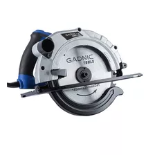 Sierra Circular Eléctrica Gadnic Multipropósito 1650w 185mm Color Azul