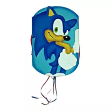 Piñata Artesanal En Telgopor Con Relieve Sonic