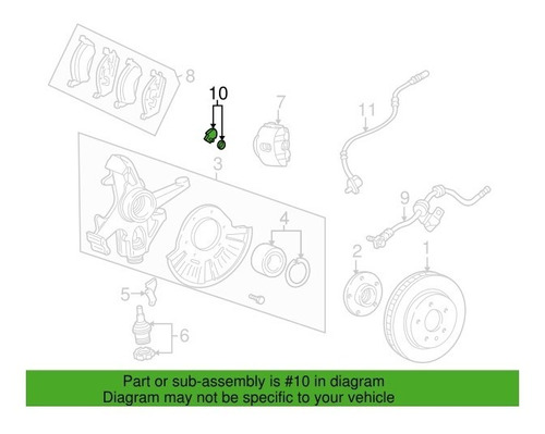 Sensor Balatas Del Mercedes Ml430 98-05, Ml500 01-05 Premium Foto 4