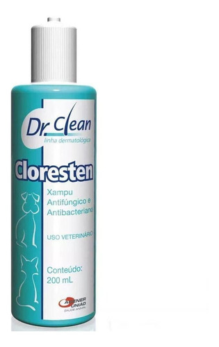 Shampoo Cloresten Cães E Gatos Dr Clean Agener União 200ml