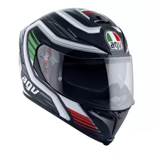 Casco Para Moto Integral Agv K5 S 210041a Black Y Italy Firerace Talla S 