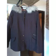 Campera Con Capucha De Piel Forrada I Oferta