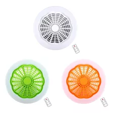 Ventilador Com Lâmpada De Teto Led Smart Controle Remoto