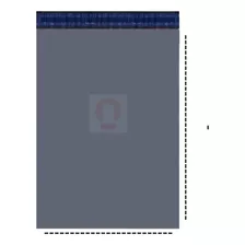 Envelope Saco Embalagem Plastico Cinza 19x25 19 X 25 C/1000