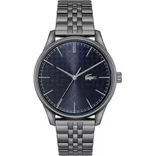 Lacoste Reloj De Cuarzo Vienna Para Hombre, Gris, Reloj De