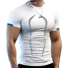 Camiseta Ajustada Ropa Deportiva Para Hombres Secado Rápido