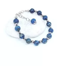 Pulsera De Piedras 100% Naturales - Lapislázuli