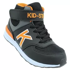 Tênis Infantil Masculino Cano Alto Kid Star Botinha Preto