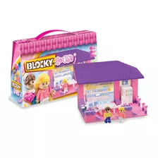 Bloques Blocky 80 Piezas House Cocina Nena Encastre 0642