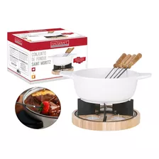 Conjunto De Fondue Hauskraft Linha Saint Moritz 12 Peças