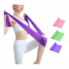 Kit Elástico Yoga, Fisioterapia, Funcional - 3 Níveis