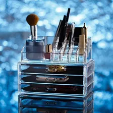 Organizador Maquillaje Acrilico Cajones Porta Cosméticos Oms