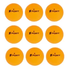 Bola De Ping Pong Fort 1 Estrela - Pack C/9 Unidades