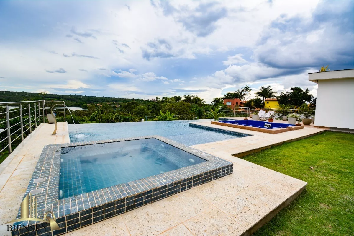 Casa Espetacular Com Vista Para O Lago Condomínio Porto Seguro - Cs00087 - 70391157