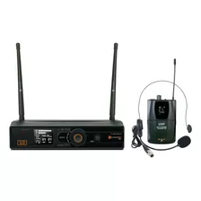 Microfone Headset Uhf K501h Kadosh P/ Igreja Palestra Escola Cor Preto